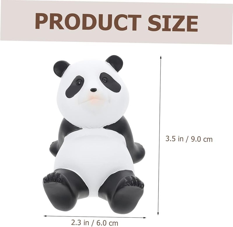 Resin Panda Smartphone Holder Cartoon Desktop Phone Stand Durable Home Office Gift - Image 3